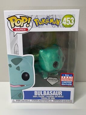 Funko Pop! Vinyl Figure: Pokemon Bulbasaur Diamond Collection #453